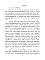 Phát triển các hợp tác xã nông nghiệp trong kinh tế thị trường (qua khảo sát những hợp tác xã nông nghiệp ở một số huyện ngoại thành hà nội 