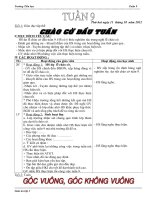 BỘ GIÁO ÁN LỚP 3 TUẦN 16 (2012-2013) - ĐƯỢC BÌNH CHỌN XUẤT SẮC NHẤT CẤP TRƯỜNG, DỰ THI GVDG CẤP HUYỆN