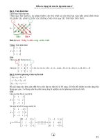 Mẫu các dạng bài toán ôn tập môn toán a1