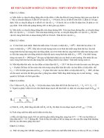 Đáp án đề thi vào lớp 10 môn Lý THPT chuyên tỉnh Ninh Bình năm 2014