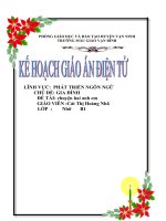 Giáo án lĩnh vực phát triển ngôn ngữ chuyện hai anh em