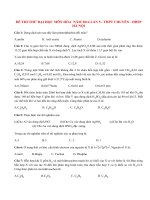 Đề thi thử đại học môn Hóa năm 2014 lần 5 trường THPT Chuyên – Đại học Sư Phạm Hà Nội