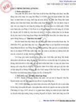 Sự lãnh đạo của đảng cộng sản việt nam qua các thời kỳ cách mạng 