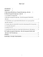 Phân tích nguyên tắc tập trung – dân chủ và chỉ ra ý nghĩa của nguyên tắc này trong quản lý hành chính nhà nước ở việt nam hiện nay 