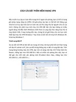 cách cài đặt phần mềm mạng riêng ảo VPN