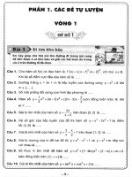 ĐỀ TỰ LUYỆN VIOLYMPIC TOÁN 12 TẬP 1