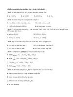 Đề thi học kì 2 môn Hóa lớp 10 năm 2014 THPT Như Xuân II