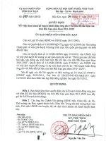 Kế hoạch hành động ứng phó với biến đổi khí hậu tỉnh Bắc Kạn