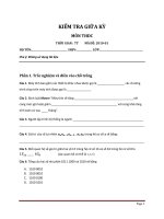 Đề thi giữa kỳ tin đại cương   01