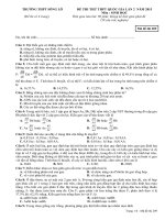 Đề thi thử THPT quốc gia môn sinh năm 2015  đề số 48 