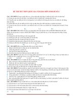 Đề thi thử THPT quốc gia năm 2016 môn sinh   đề số 4 