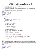 Bài tập mẫu lập trình c   chương 3 