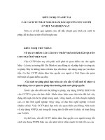 cải cách tư pháp nhằm đảm bảo quyền con người ở việt nam 