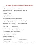 Đề thi học kì 2 môn Giáo dục công dân lớp 10 năm 2014 (P4)