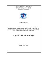 Ảnh hưởng của mật độ ương, thức ăn đến tỷ lệ sống và tăng trưởng của cá chim vây vàng (trachinotus blochiilacepede, 1801) giai đoạn từ cá bột lên cá hương 