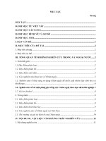 Nghiên cứu đặc điểm lâm học và khả năng gây trồng loài cây chùm ngây (moringa oleifera lam) quy mô hộ gia đình, trang trại vùng duyên hải nam trung bộ và tây nguyên 