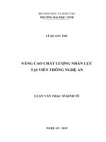 Nâng cao chất lượng nhân lực tại viễn thông nghệ an 