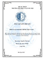 Phân tích nguyên tắc nhân dân lao động tham gia đông đảo vào quản lí hành chính nhà nước và đánh giá việc vận dụng nguyên tắc này trong quản lí hành chính nhà nước ở nước ta hiện nay 