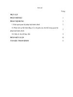 Sự bất bình đẳng về ý chí giữa các chủ thế trong quan hệ pháp luật hành chính 