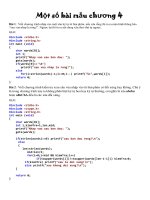 Bài tập mẫu lập trình c   chương 4 