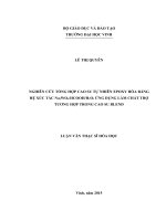 Nghiên cứu tổng hợp cao su tự nhiên epoxy hóa bằng hệ xúc tác Na2WO4 HCOOH h2o2 ứng dụng làm chất trợ tương hợp trong cao su blend 