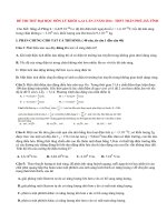 Đề thi thử đại học môn Lý khối A,A1 lần 2 năm 2014 THPT Trần Phú, Hà Tĩnh