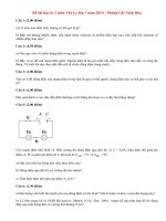 Đề thi học kì 2 môn Vật Lý lớp 7 năm 2014