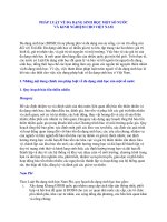 PHÁP LUẬT VỀ ĐA DẠNG SINH HỌC MỘT SỐ NƯỚCVÀ KINH NGHIỆM CHO VIỆT NAM