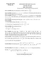 Đề thi thử THPT quốc gia năm 2016 môn toán lần 2   THPT bố hạ 