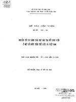 Nghiên cứu so sánh giáo dục đào tạo nữ sinh viên ở một số nước trên thế giới và việt nam