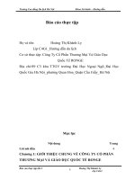 THỰC TRẠNG HOẠT ĐỘNG KINH DOANH LỮ HÀNH-HƯỚNG DẪN CỦA CÔNG TY CỔ PHẦN THƯƠNG MẠI VÀ GIÁO DỤC QUỐC TẾ RONGE