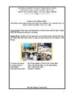 Nhân rộng mô hình nhóm sở thích chăn nuôi bò thịt và phát triển thị trường tiêu thụ tại cao bằng 