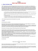 TÂM LÝ VÀ TÂM LÝ HỌC