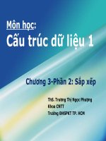 Môn học: Cấu trúc dữ liệu 1