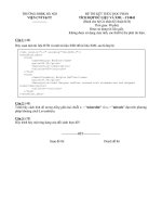 Đề thi tích hợp dữ liệu và XML