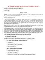 Đề thi học kì 2 lớp 2 môn Tiếng Việt năm 2014 (P2)