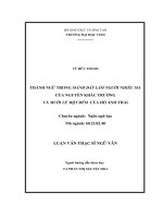 Thành ngữ trong Mảnh đất lắm người nhiều ma của Nguyễn Khắc Trường và Mười lẻ một đêm của Hồ Anh Thái