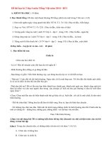 Đề thi học kì 2 lớp 4 môn tiếng việt năm 2014 trường TH Cẩm Xá