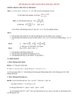 Đề thi học kì 2 lớp 10 môn Toán năm 2014 (P2)