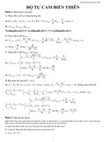 ÔN tập CHƯƠNG 3 PHẦN độ tự cảm BIẾN THIÊN 