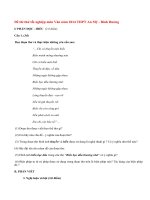 Đề thi thử tốt nghiệp THPT môn Văn năm 2014 THPT An Mỹ