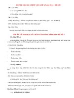 Đề thi học kì 2 lớp 6 môn Ngữ Văn năm 2014 - THCS Quảng Tân