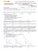 Bộ đề thi thử thpt quốc gia năm 2016 môn hóa học số 5