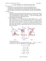 BÀI 5 đặc tính động của hệ truyền động điện