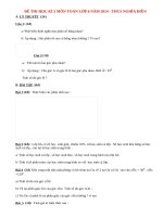 Đề thi học kì 2 lớp 6 môn Toán năm 2014 - THCS Nghĩa Điền