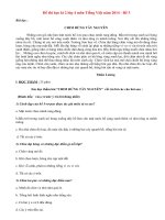 Đề thi học kì 2 lớp 4 môn Tiếng Việt năm 2014