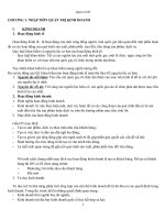 Tổng hợp lý thuyết ôn thi quản trị kinh doanh