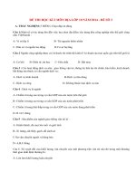 Đề thi học kì 2 môn Địa lớp 10 năm 2014 có đáp án (P3)