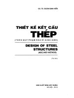 giáo trình Thiết kế kết cấu thép