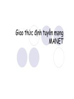 Bài giảng các giao thức định tuyến  tìm đường